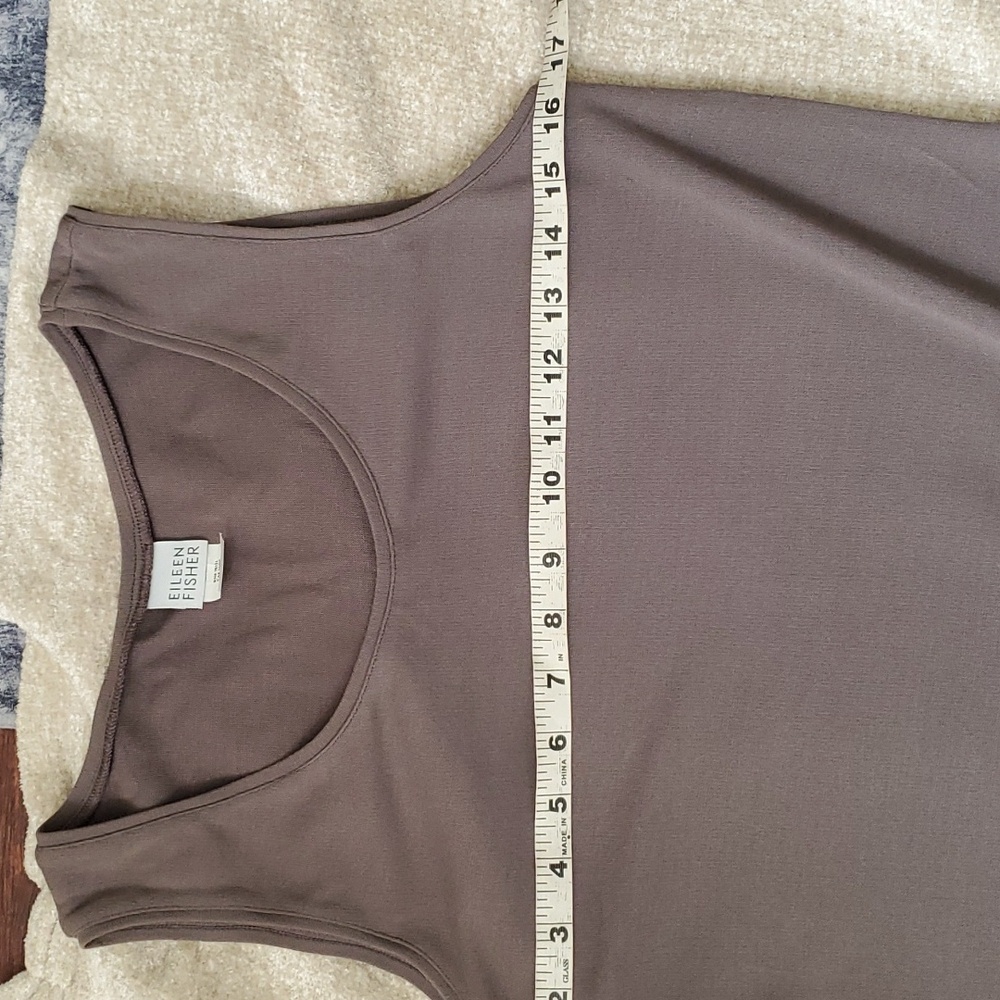 Eileen fisher gray stretch maxi dress size xs - Picture 11 of 14